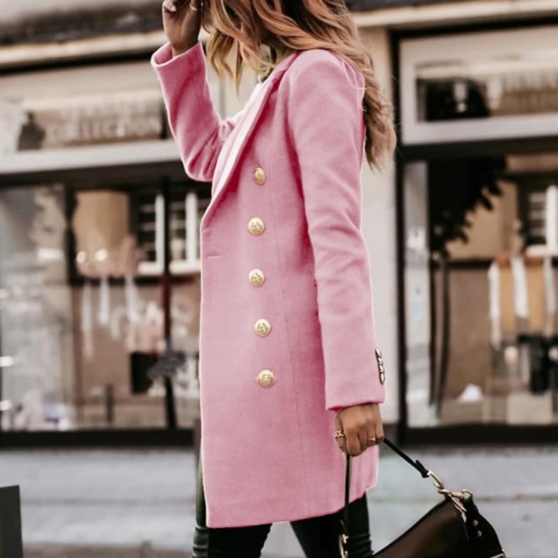 831A Mantel Musim Gugur Musim - Wool Coat Peacoat ulasan dan harga