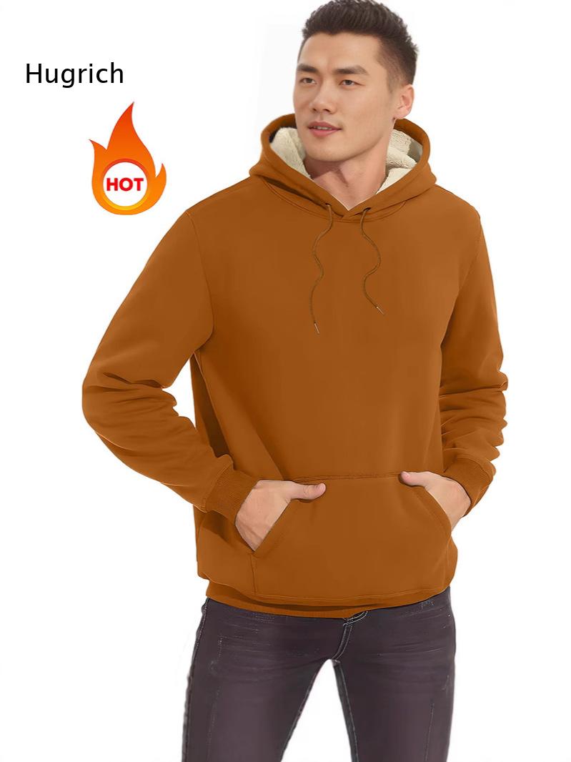 Hoodie Pria Berlapis Sherpa de - Sherpa Hoodie Fleece ulasan dan harga
