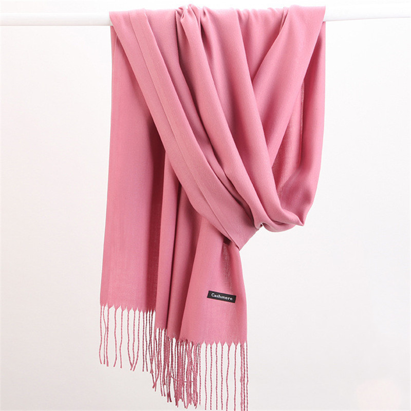 Syal wanita 2023 warna polos, - Cashmere Pashmina Wrap ulasan dan harga
