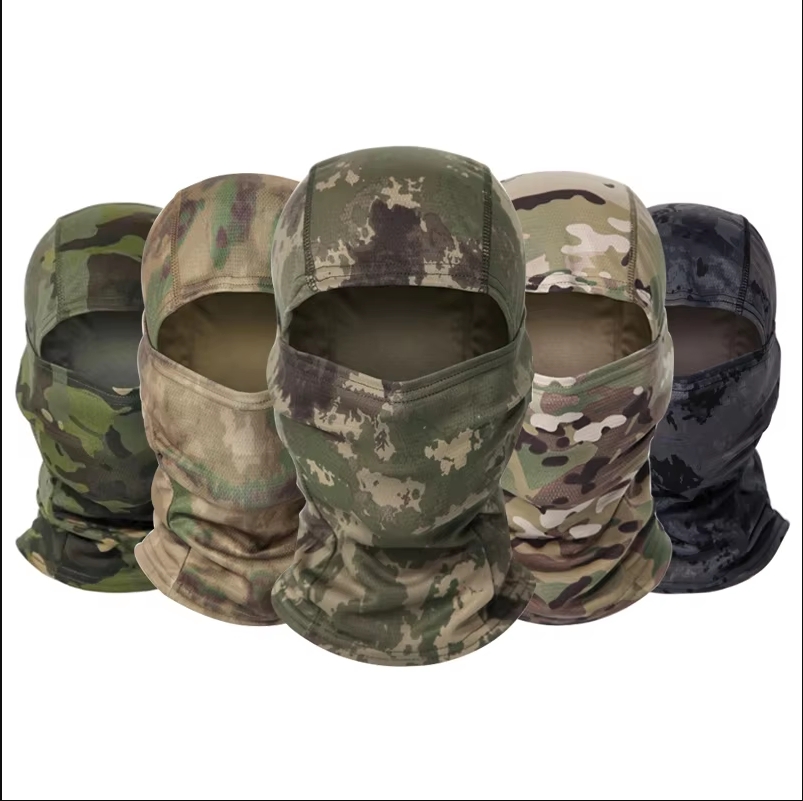 Balaclava Ski Mask - Topi Balaclava Kamuflase, Masker Wajah Penuh