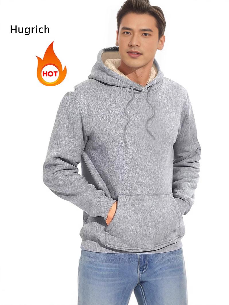 Hoodie Pria Berlapis Sherpa de - Sherpa Hoodie Fleece ulasan dan harga