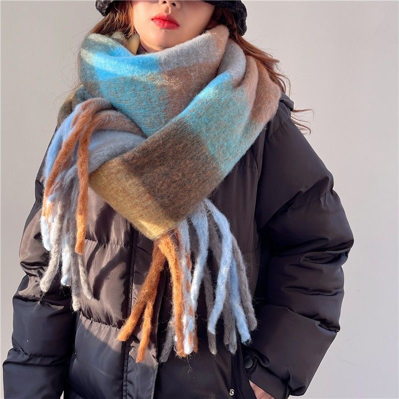 Syal Hangat Tebal Musim Dingin - Cashmere Pashmina Wrap ulasan dan harga