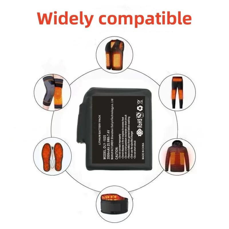 Baterai Polimer Lithium Isi Ul - Heated Vest Battery ulasan dan harga