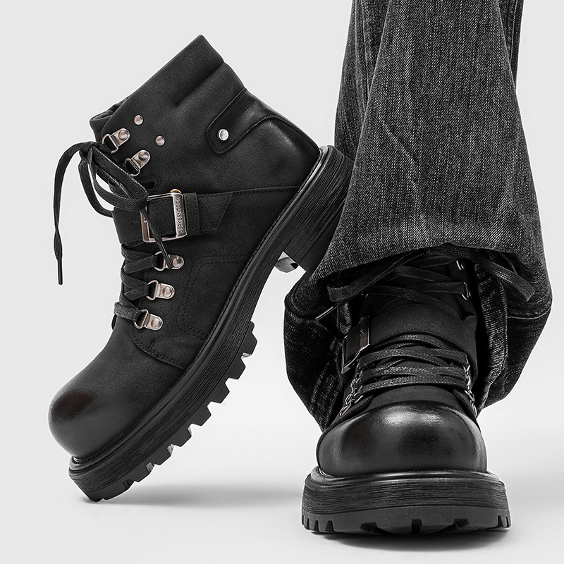 Sepatu Bot Kulit Pria Bermerek - Waterproof Winter Boot ulasan dan harga