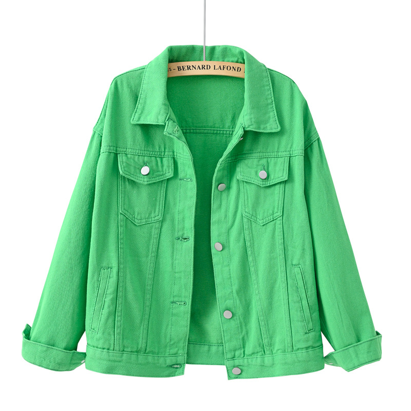 Mantel Denim Wanita Pendek Sol - Down Jacket Packable ulasan dan harga